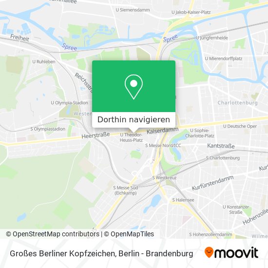 Großes Berliner Kopfzeichen Karte