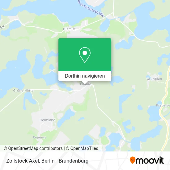Zollstock Axel Karte