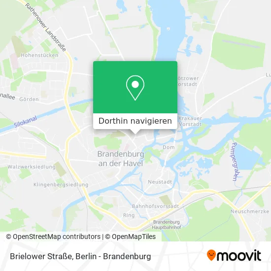 Brielower Straße Karte