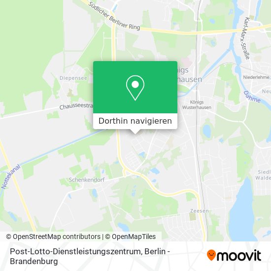 Post-Lotto-Dienstleistungszentrum Karte