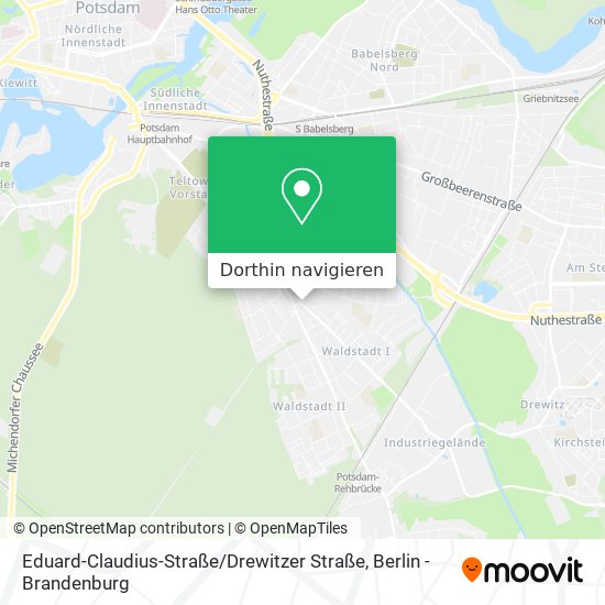 Eduard-Claudius-Straße / Drewitzer Straße Karte