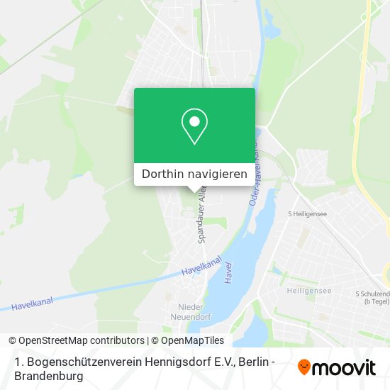 1. Bogenschützenverein Hennigsdorf E.V. Karte
