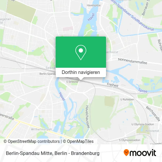 Berlin-Spandau Mitte Karte