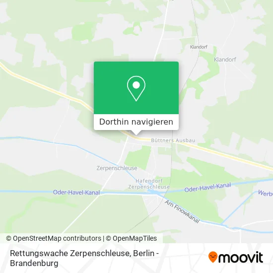 Rettungswache Zerpenschleuse Karte