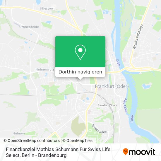 Finanzkanzlei Mathias Schumann Für Swiss Life Select Karte