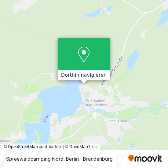 Spreewaldcamping Nord Karte