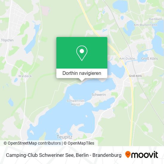 Camping-Club Schweriner See Karte