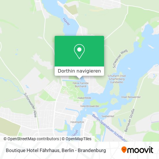 Boutique Hotel Fährhaus Karte