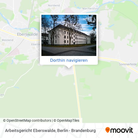 Arbeitsgericht Eberswalde Karte