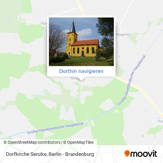 Dorfkirche Senzke Karte