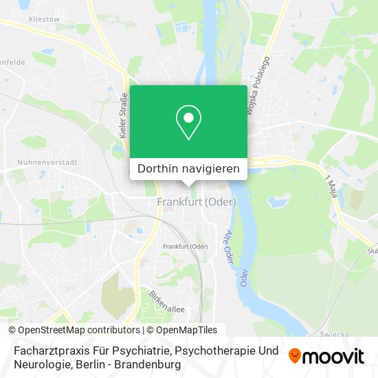 Facharztpraxis Für Psychiatrie, Psychotherapie Und Neurologie Karte