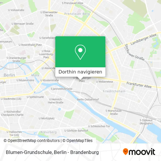 Blumen-Grundschule Karte