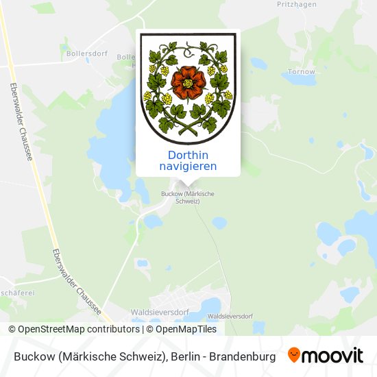 Buckow (Märkische Schweiz) Karte