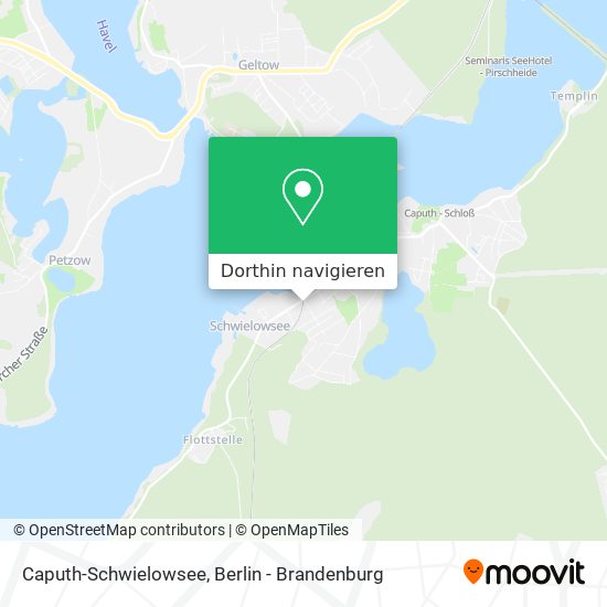 Caputh-Schwielowsee Karte