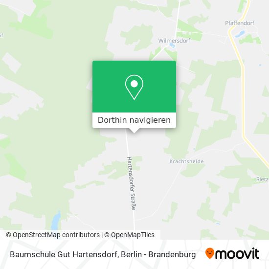 Baumschule Gut Hartensdorf Karte