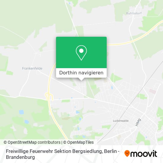 Freiwillige Feuerwehr Sektion Bergsiedlung Karte