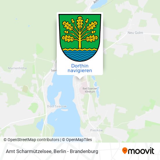 Amt Scharmützelsee Karte