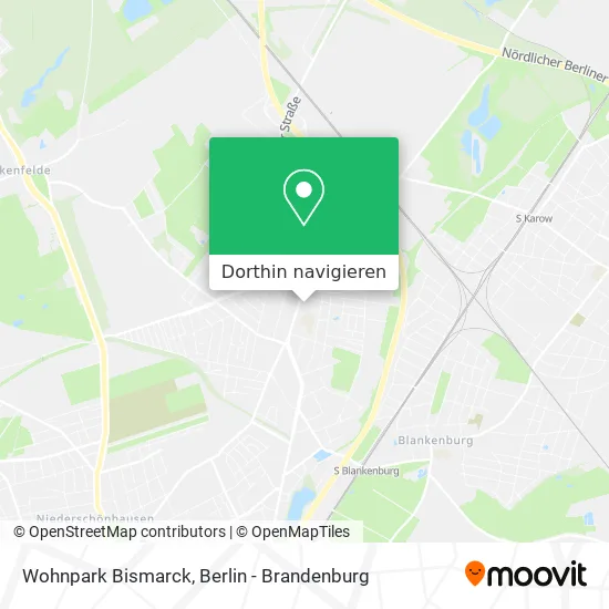 Wohnpark Bismarck Karte