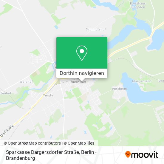 Sparkasse Dargersdorfer Straße Karte