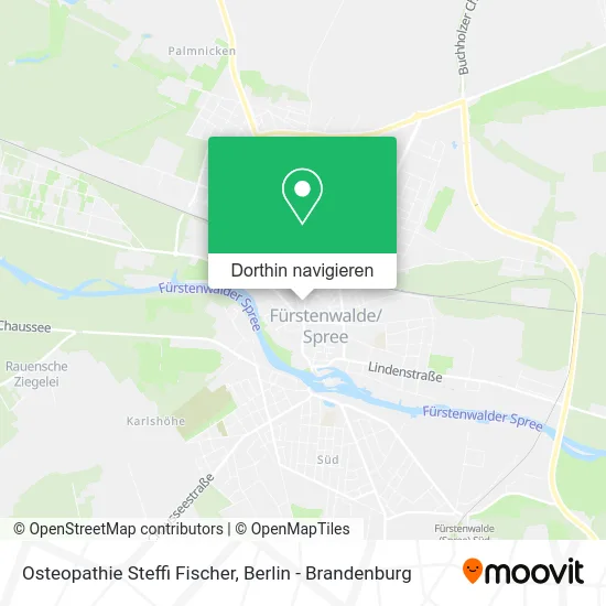 Osteopathie Steffi Fischer Karte