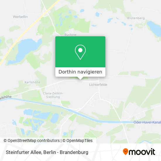 Steinfurter Allee Karte