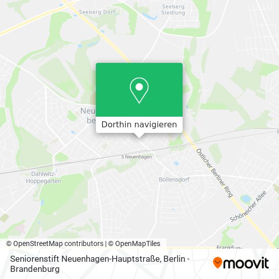 Seniorenstift Neuenhagen-Hauptstraße Karte