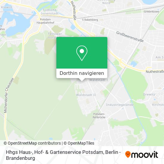 Hhgs Haus-, Hof- & Gartenservice Potsdam Karte