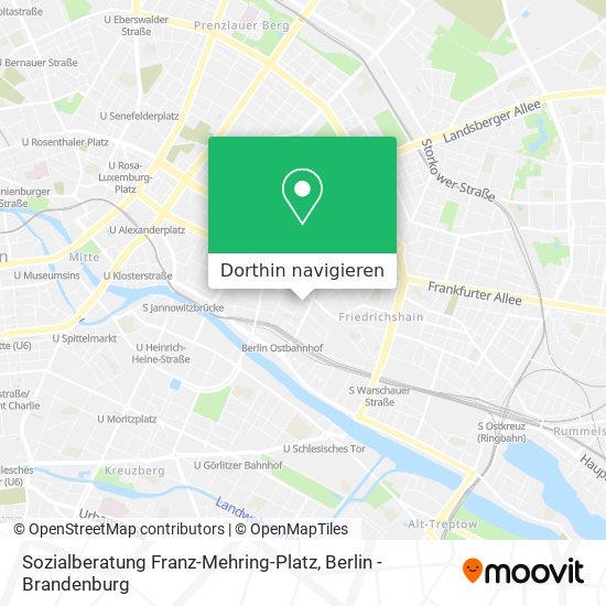 Sozialberatung Franz-Mehring-Platz Karte