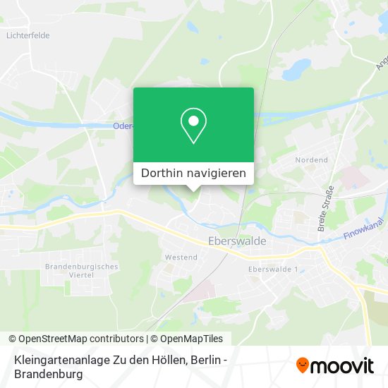 Kleingartenanlage Zu den Höllen Karte