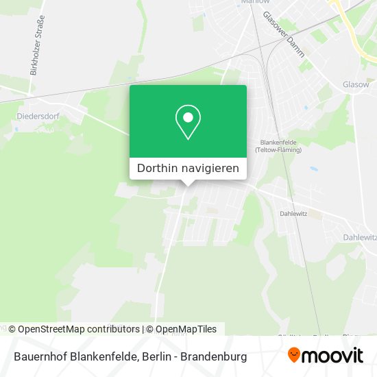 Bauernhof Blankenfelde Karte