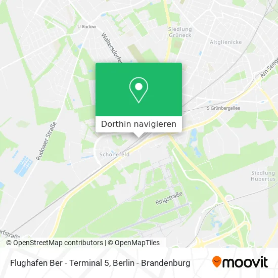 Flughafen Ber - Terminal 5 Karte