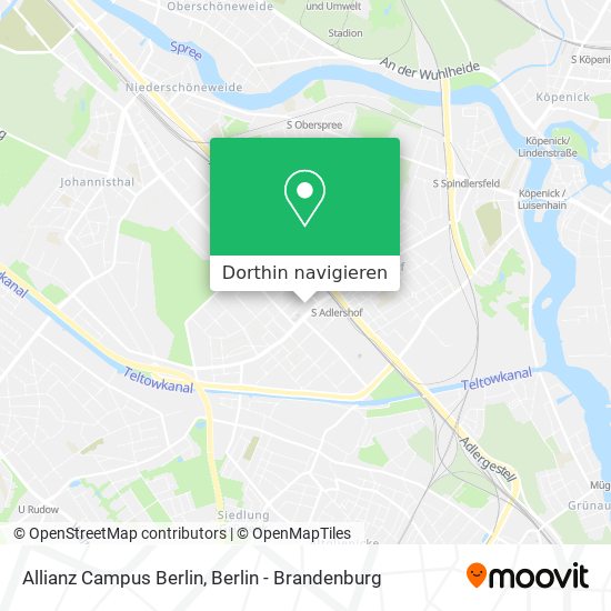Allianz Campus Berlin Karte