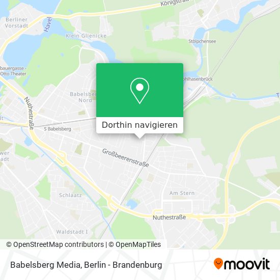 Babelsberg Media Karte