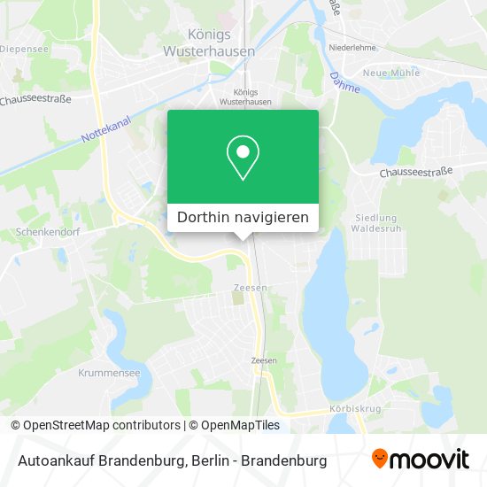 Autoankauf Brandenburg Karte