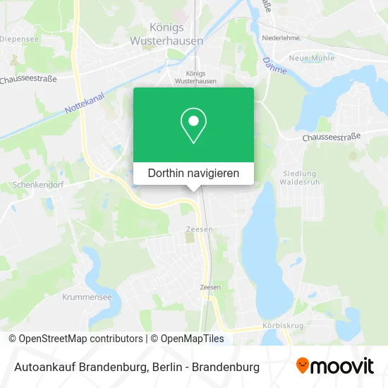 Autoankauf Brandenburg Karte