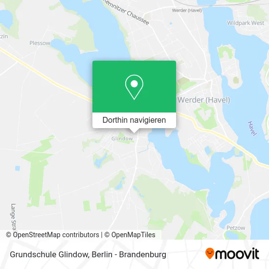 Grundschule Glindow Karte
