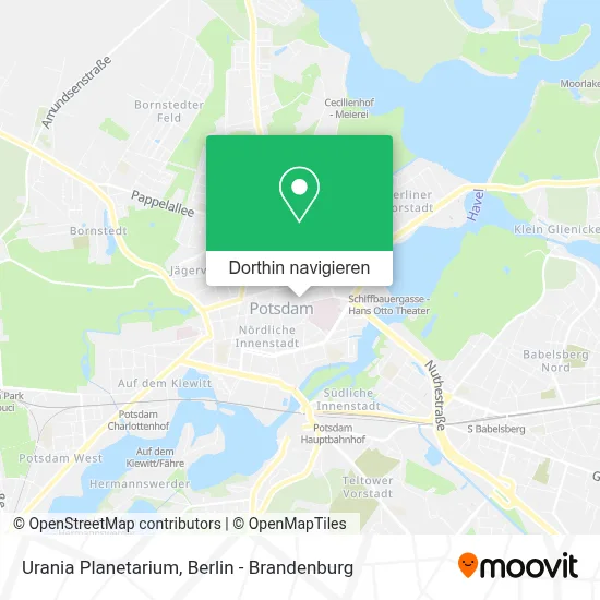 Urania Planetarium Karte