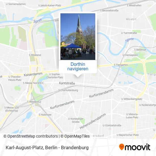 Karl-August-Platz Karte