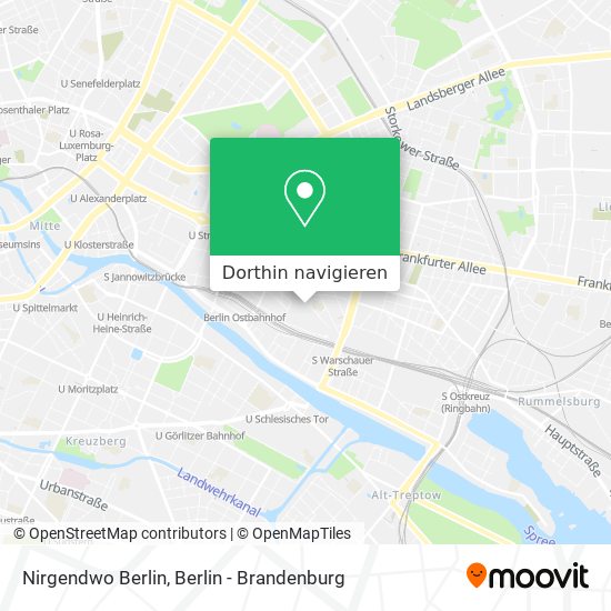 Nirgendwo Berlin Karte