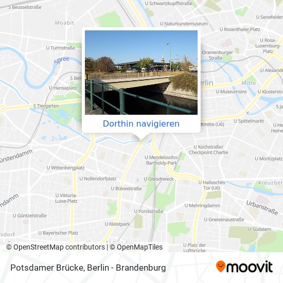 Potsdamer Brücke Karte