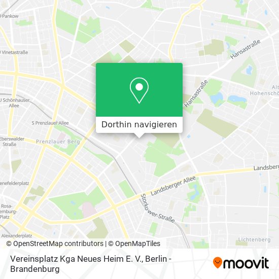 Vereinsplatz Kga Neues Heim E. V. Karte