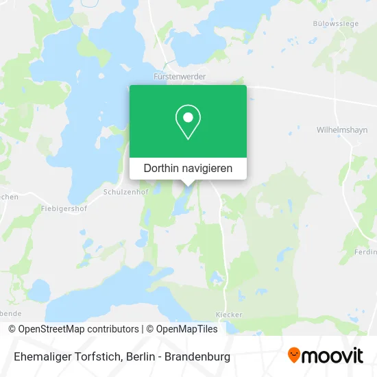 Ehemaliger Torfstich Karte