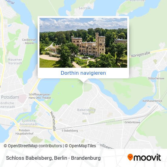 Schloss Babelsberg Karte