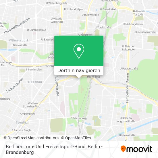 Berliner Turn- Und Freizeitsport-Bund Karte