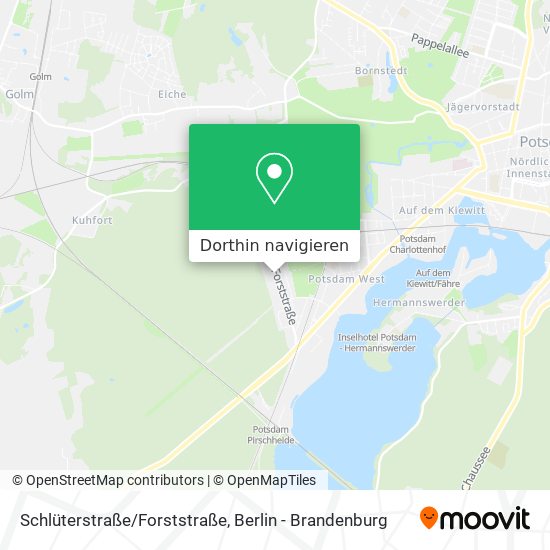 Schlüterstraße/Forststraße Karte