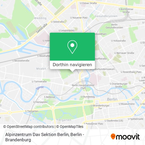 Alpinzentrum Dav Sektion Berlin Karte