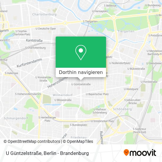 U Güntzelstraße Karte