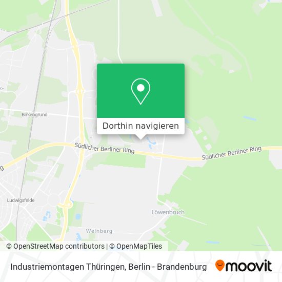 Industriemontagen Thüringen Karte