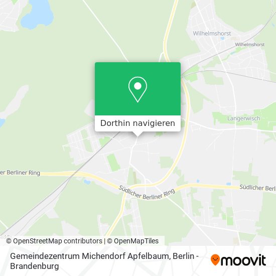 Gemeindezentrum Michendorf Apfelbaum Karte