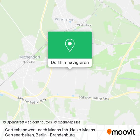 Gartenhandwerk nach Maahs Inh. Heiko Maahs Gartenarbeiten Karte